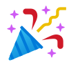 icône confetti